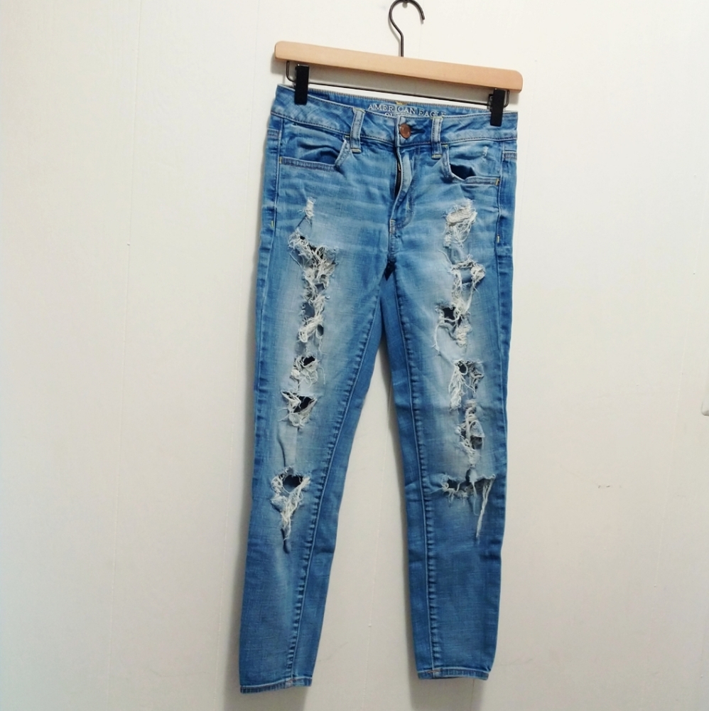 American eagle hi-rise jeggings ankle